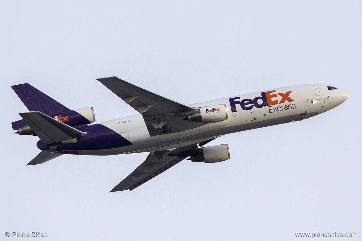 FedEx McDonnell Douglas MD-10F N360FE at McCarran International Airport (KLAS/LAS) FedEx McDonnell Douglas MD-10F N360FE at McCarran International Airport (KLAS/LAS)