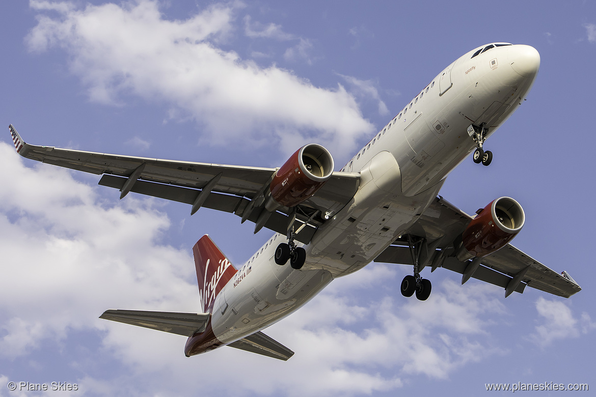 Virgin America Airbus A320-200 N362VA at McCarran International Airport (KLAS/LAS)