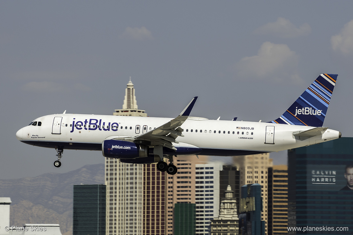 JetBlue Airways Airbus A320-200 N809JB at McCarran International Airport (KLAS/LAS)