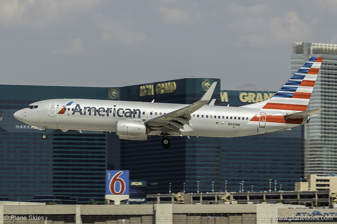 American Airlines Boeing 737-800 N933NN at McCarran International Airport (KLAS/LAS)