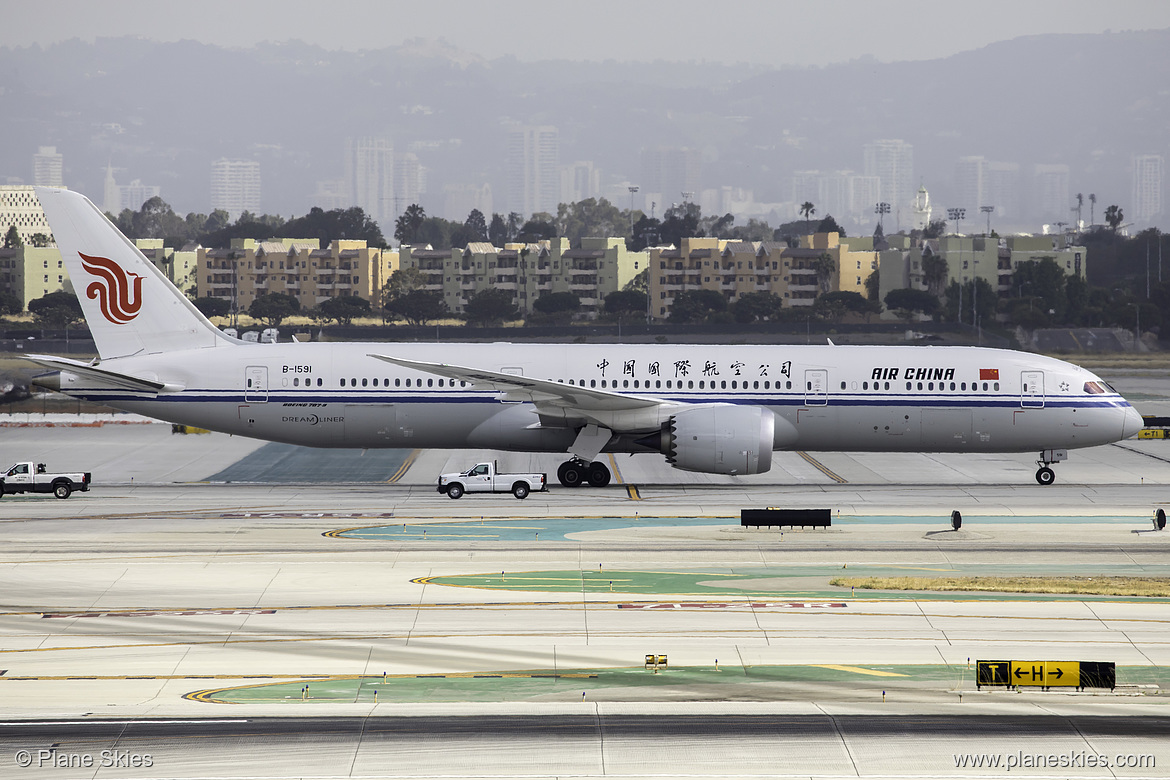 Air China Boeing 787-9 B-1591 at Los Angeles International Airport (KLAX/LAX)
