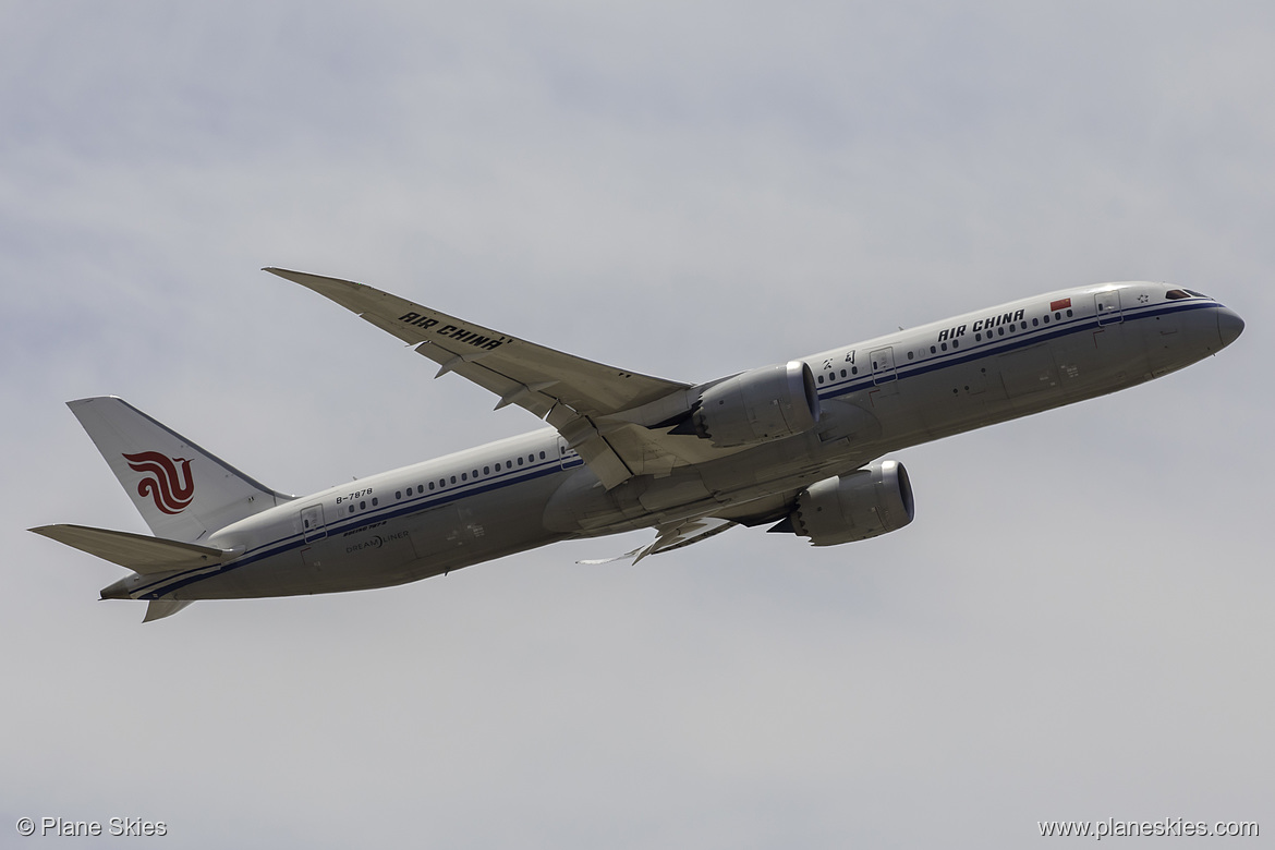 Air China Boeing 787-9 B-7878 at Los Angeles International Airport (KLAX/LAX)