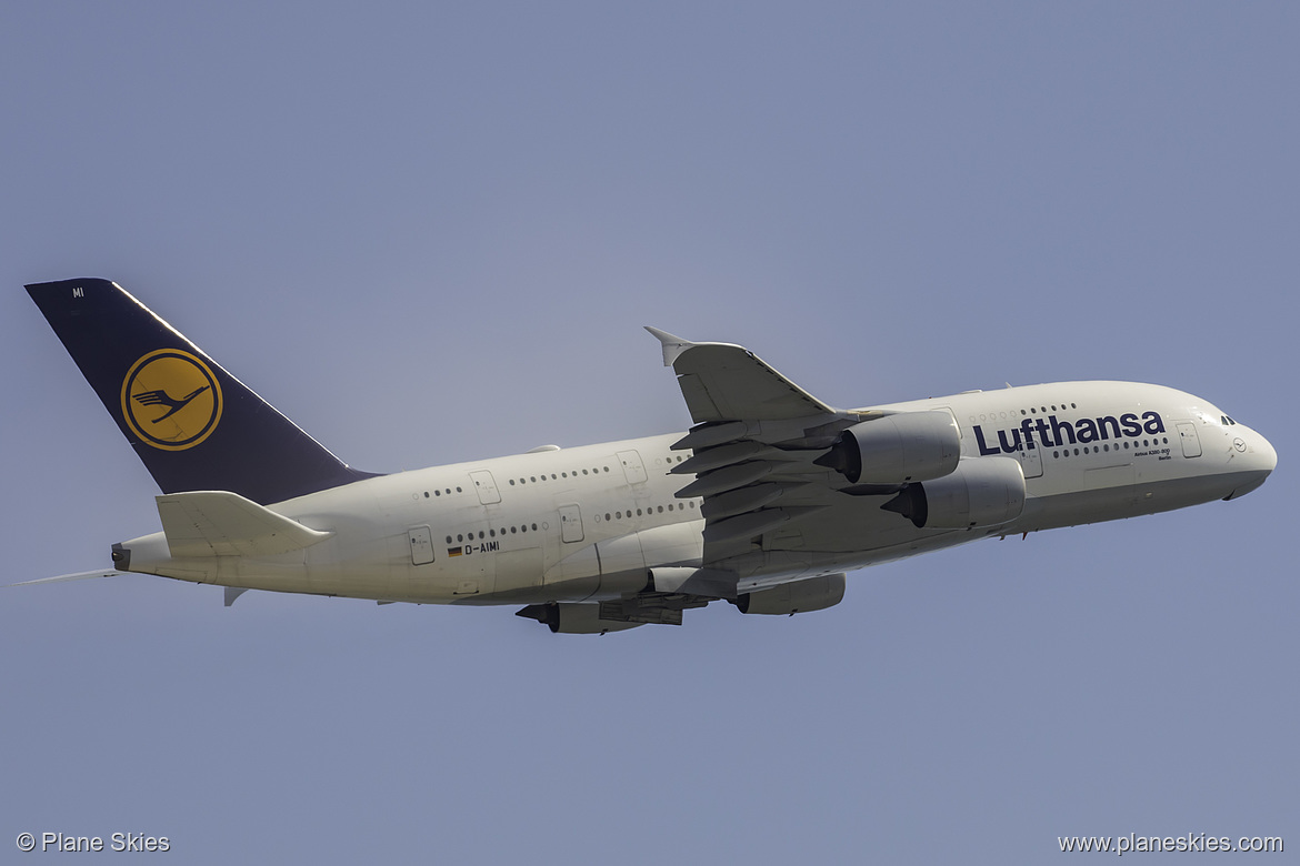 Lufthansa Airbus A380-800 D-AIMI at Los Angeles International Airport (KLAX/LAX) Lufthansa Airbus A380-800 D-AIMI at Los Angeles International Airport (KLAX/LAX)