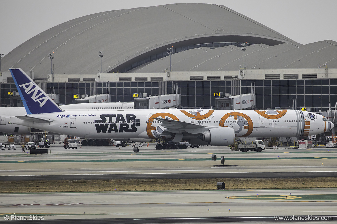 All Nippon Airways Boeing 777-300ER JA789A at Los Angeles International Airport (KLAX/LAX)