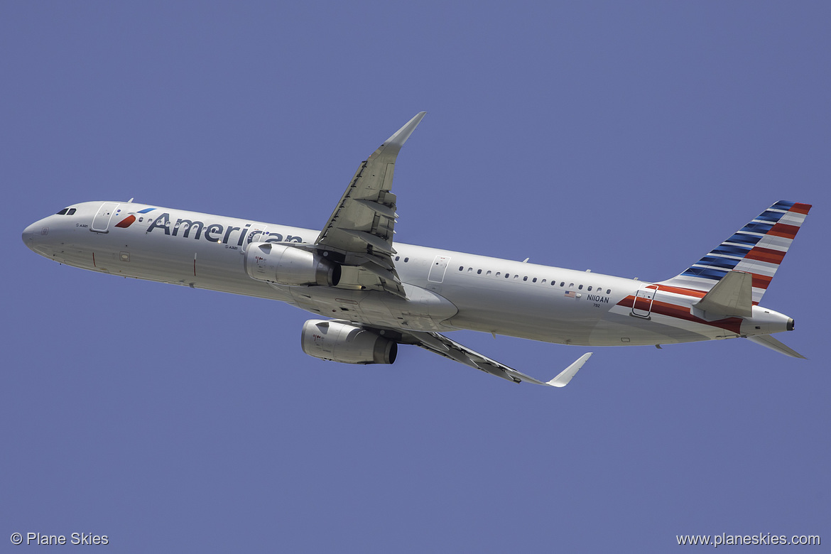 American Airlines Airbus A321-200 N110AN at Los Angeles International Airport (KLAX/LAX) American Airlines Airbus A321-200 N110AN at Los Angeles International Airport (KLAX/LAX)