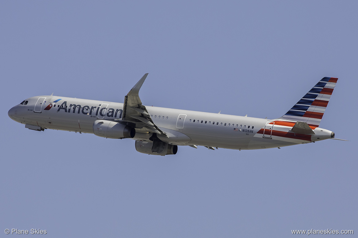 American Airlines Airbus A321-200 N128AN at Los Angeles International Airport (KLAX/LAX) American Airlines Airbus A321-200 N128AN at Los Angeles International Airport (KLAX/LAX)