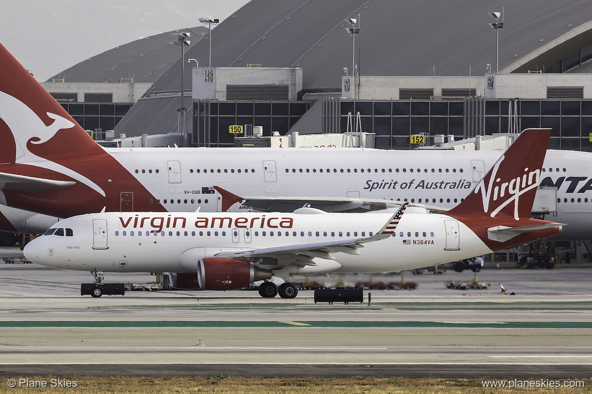 Virgin America Airbus A320-200 N364VA at Los Angeles International Airport (KLAX/LAX)