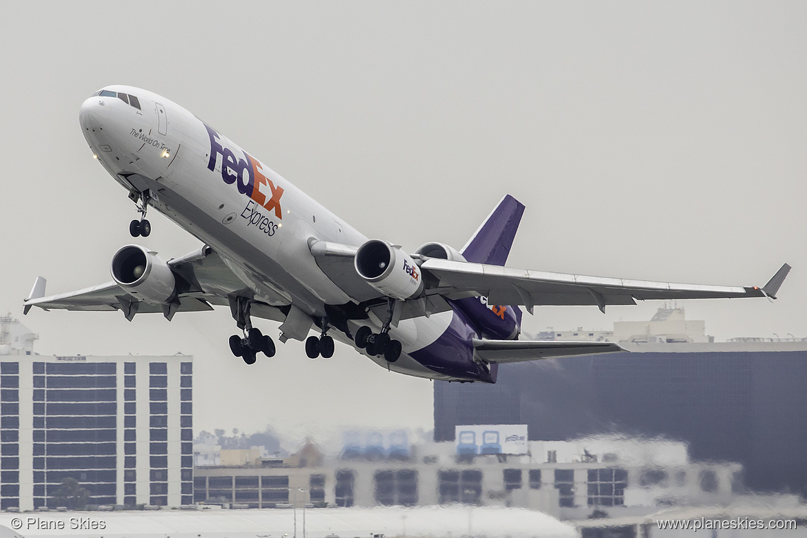 FedEx McDonnell Douglas MD-11F N618FE at Los Angeles International Airport (KLAX/LAX) FedEx McDonnell Douglas MD-11F N618FE at Los Angeles International Airport (KLAX/LAX)