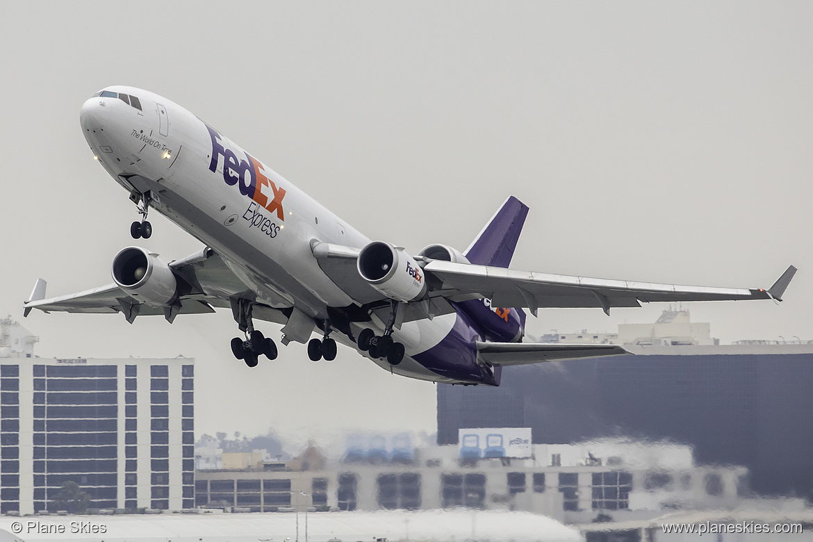 FedEx McDonnell Douglas MD-11F N618FE at Los Angeles International Airport (KLAX/LAX)