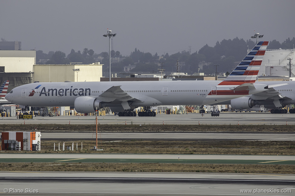 American Airlines Boeing 777-300ER N731AN at Los Angeles International Airport (KLAX/LAX) American Airlines Boeing 777-300ER N731AN at Los Angeles International Airport (KLAX/LAX)