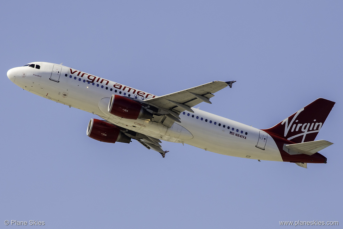 Virgin America Airbus A320-200 N841VA at Los Angeles International Airport (KLAX/LAX)