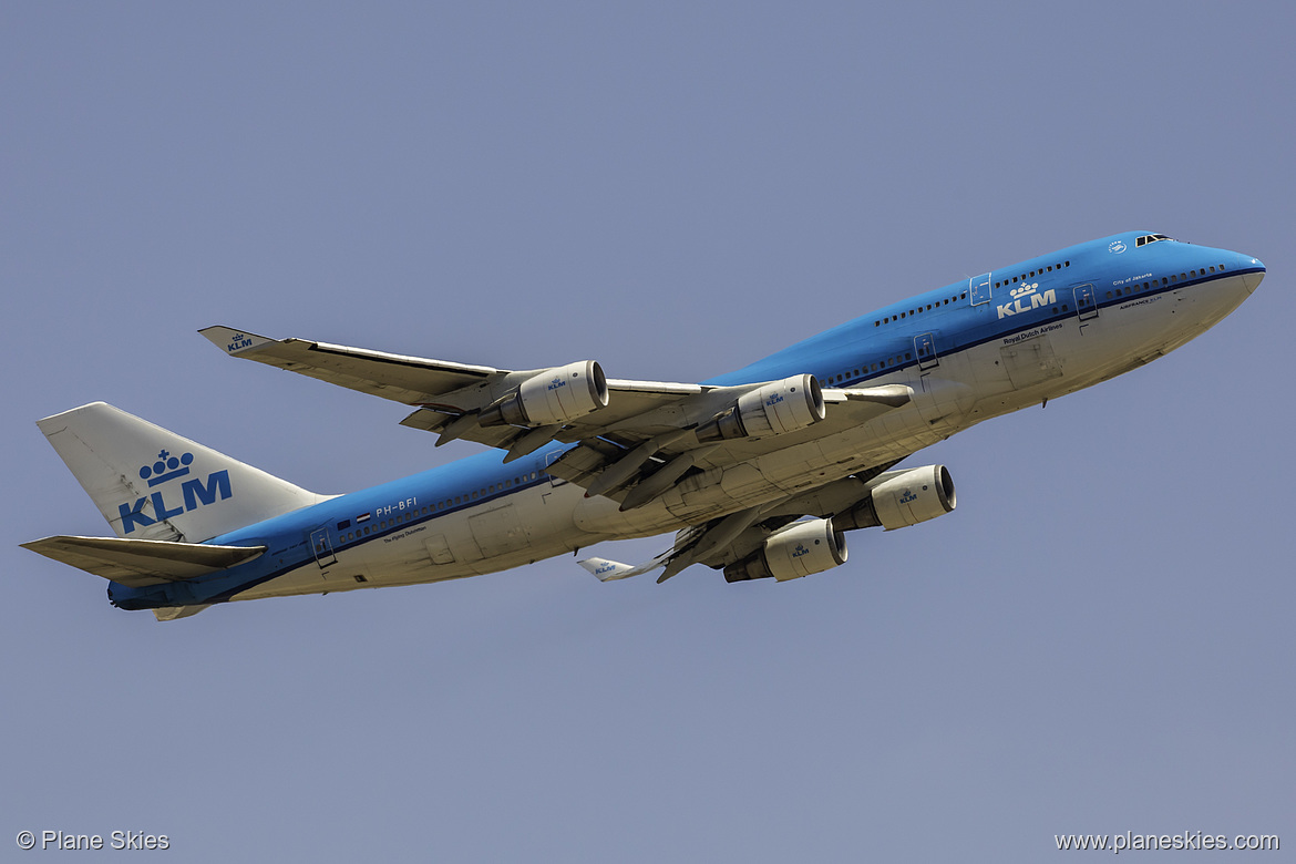 KLM Boeing 747-400 PH-BFI at Los Angeles International Airport (KLAX/LAX)