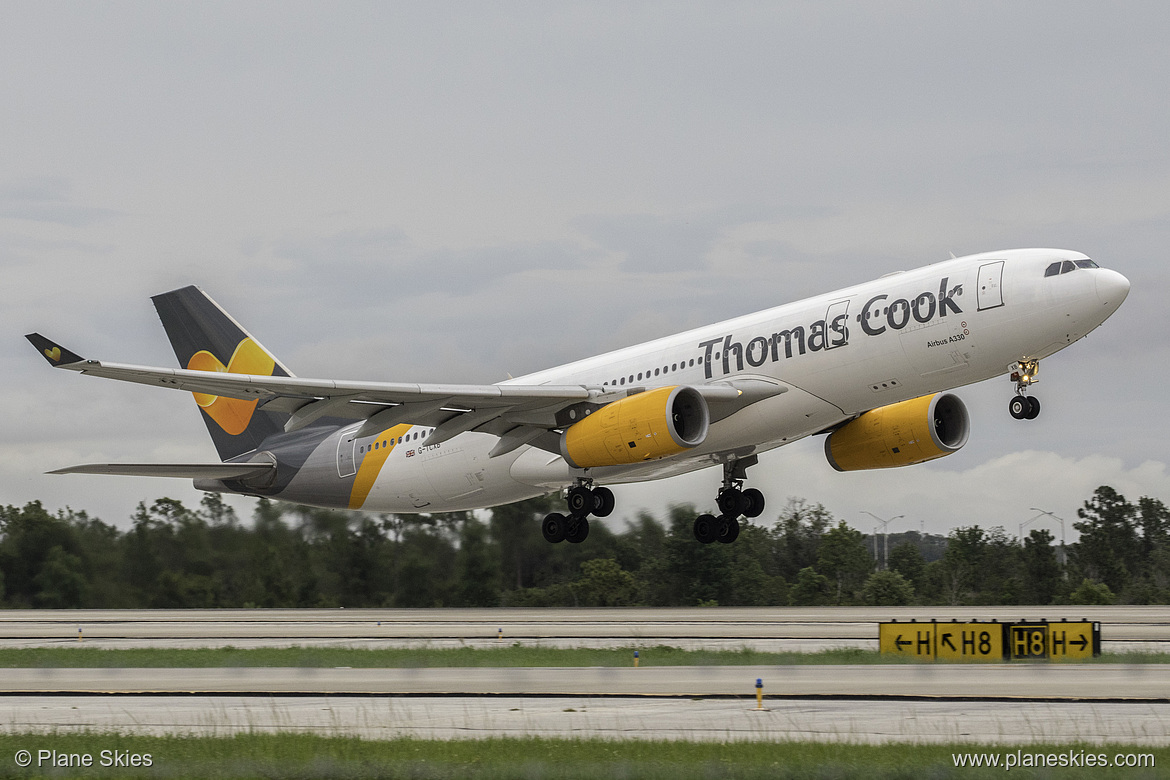Thomas Cook Airlines Airbus A330-200 G-TCXB at Orlando International Airport (KMCO/MCO)