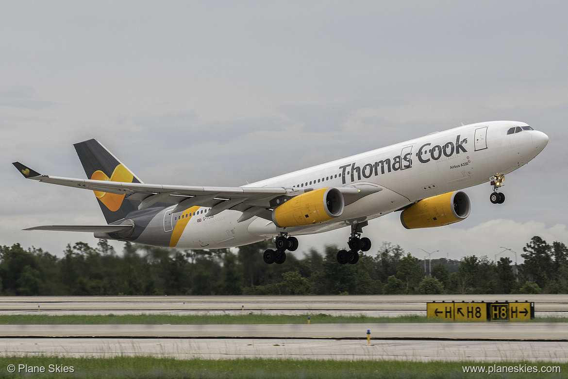 Thomas Cook Airlines Airbus A330-200 G-TCXB at Orlando International Airport (KMCO/MCO) Thomas Cook Airlines Airbus A330-200 G-TCXB at Orlando International Airport (KMCO/MCO)