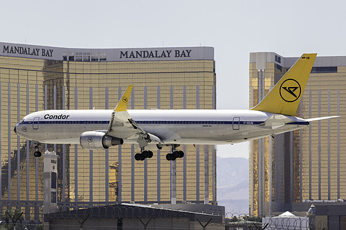 Condor Boeing 767-300ER D-ABUM at McCarran International Airport (KLAS/LAS)