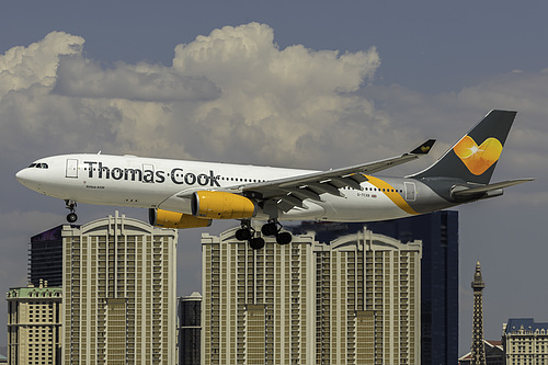 Thomas Cook Airlines Airbus A330-200 G-TCXB at McCarran International Airport (KLAS/LAS) Thomas Cook Airlines Airbus A330-200 G-TCXB at McCarran International Airport (KLAS/LAS)