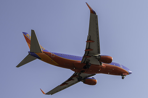 Southwest Airlines Boeing 737-700 N218WN at McCarran International Airport (KLAS/LAS)