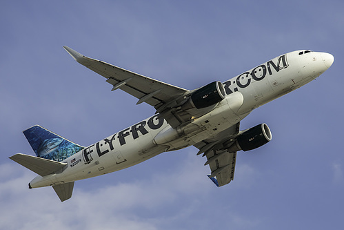 Frontier Airlines Airbus A320-200 N220FR at McCarran International Airport (KLAS/LAS) Frontier Airlines Airbus A320-200 N220FR at McCarran International Airport (KLAS/LAS)