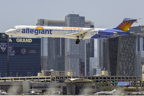 Allegiant Air McDonnell Douglas MD-83 N408NV at McCarran International Airport (KLAS/LAS) Allegiant Air McDonnell Douglas MD-83 N408NV at McCarran International Airport (KLAS/LAS)