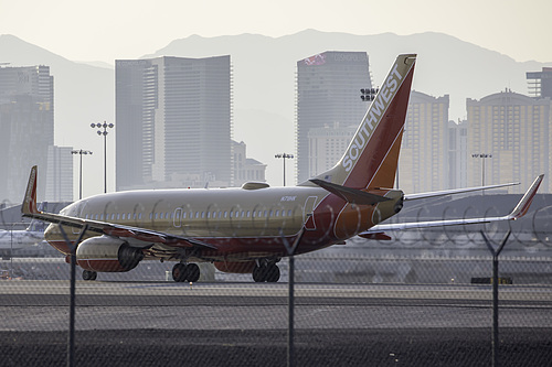 Southwest Airlines Boeing 737-700 N711HK at McCarran International Airport (KLAS/LAS) Southwest Airlines Boeing 737-700 N711HK at McCarran International Airport (KLAS/LAS)