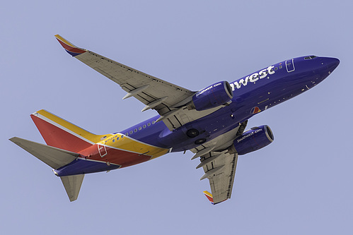 Southwest Airlines Boeing 737-700 N713SW at McCarran International Airport (KLAS/LAS)