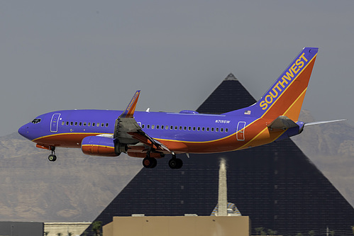 Southwest Airlines Boeing 737-700 N719SW at McCarran International Airport (KLAS/LAS) Southwest Airlines Boeing 737-700 N719SW at McCarran International Airport (KLAS/LAS)
