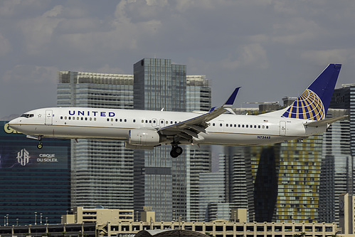 United Airlines Boeing 737-900ER N73445 at McCarran International Airport (KLAS/LAS) United Airlines Boeing 737-900ER N73445 at McCarran International Airport (KLAS/LAS)