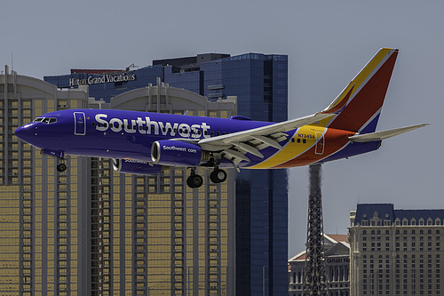 Southwest Airlines Boeing 737-700 N734SA at McCarran International Airport (KLAS/LAS)