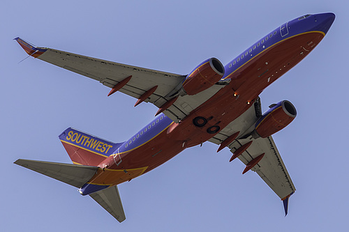 Southwest Airlines Boeing 737-700 N7748A at McCarran International Airport (KLAS/LAS) Southwest Airlines Boeing 737-700 N7748A at McCarran International Airport (KLAS/LAS)