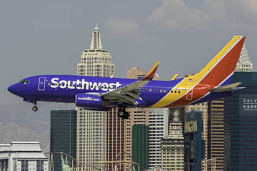 Southwest Airlines Boeing 737-700 N788SA at McCarran International Airport (KLAS/LAS)