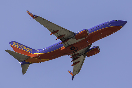Southwest Airlines Boeing 737-700 N968WN at McCarran International Airport (KLAS/LAS)