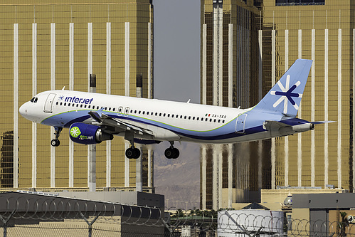 Interjet Airbus A320-200 XA-YES at McCarran International Airport (KLAS/LAS)