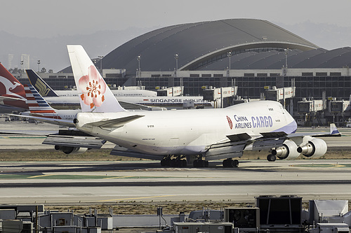 China Airlines Boeing 747-400F B-18708 at Los Angeles International Airport (KLAX/LAX) China Airlines Boeing 747-400F B-18708 at Los Angeles International Airport (KLAX/LAX)