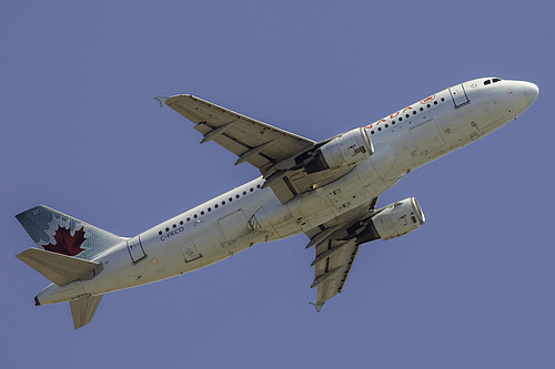 Air Canada Airbus A320-200 C-FKCO at Los Angeles International Airport (KLAX/LAX)