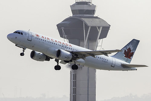 Air Canada Airbus A320-200 C-GJVT at Los Angeles International Airport (KLAX/LAX)