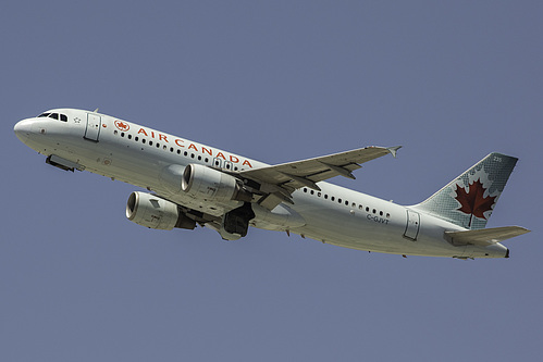 Air Canada Airbus A320-200 C-GJVT at Los Angeles International Airport (KLAX/LAX)