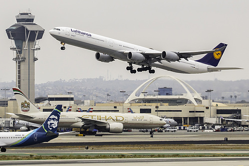 Lufthansa Airbus A340-600 D-AIHB at Los Angeles International Airport (KLAX/LAX)