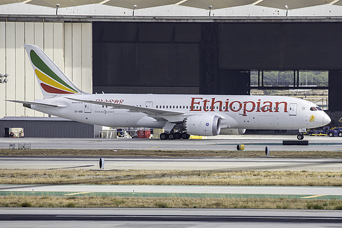Ethiopian Airlines Boeing 787-8 ET-ASG at Los Angeles International Airport (KLAX/LAX) Ethiopian Airlines Boeing 787-8 ET-ASG at Los Angeles International Airport (KLAX/LAX)