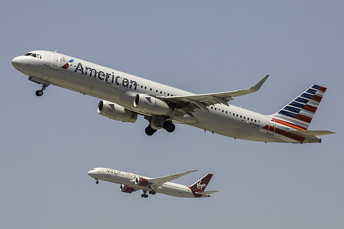 American Airlines Airbus A321-200 N158AN at Los Angeles International Airport (KLAX/LAX)