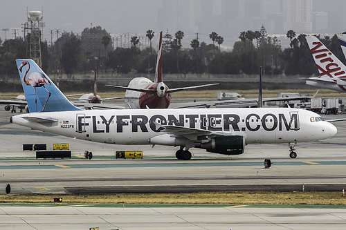 Frontier Airlines Airbus A320-200 N223FR at Los Angeles International Airport (KLAX/LAX) Frontier Airlines Airbus A320-200 N223FR at Los Angeles International Airport (KLAX/LAX)