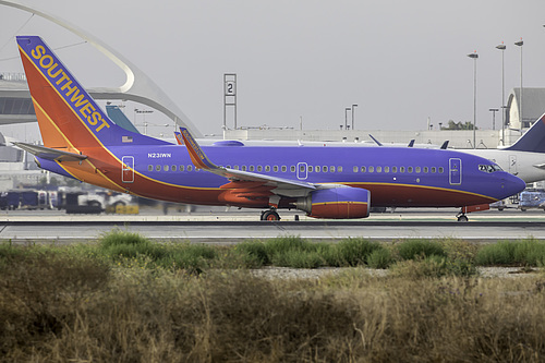 Southwest Airlines Boeing 737-700 N231WN at Los Angeles International Airport (KLAX/LAX) Southwest Airlines Boeing 737-700 N231WN at Los Angeles International Airport (KLAX/LAX)