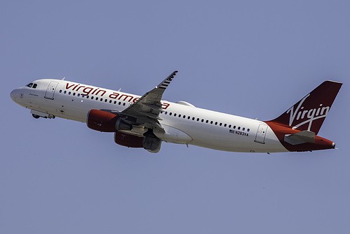 Virgin America Airbus A320-200 N283VA at Los Angeles International Airport (KLAX/LAX) Virgin America Airbus A320-200 N283VA at Los Angeles International Airport (KLAX/LAX)