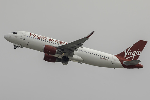 Virgin America Airbus A320-200 N285VA at Los Angeles International Airport (KLAX/LAX)