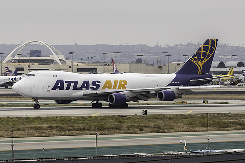 Atlas Air Boeing 747-400F N497MC at Los Angeles International Airport (KLAX/LAX)