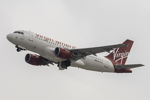 Virgin America Airbus A319-100 N521VA at Los Angeles International Airport (KLAX/LAX)