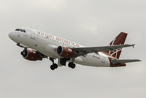 Virgin America Airbus A319-100 N524VA at Los Angeles International Airport (KLAX/LAX)