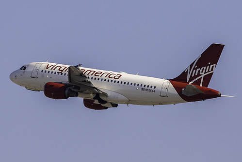 Virgin America Airbus A319-100 N526VA at Los Angeles International Airport (KLAX/LAX)