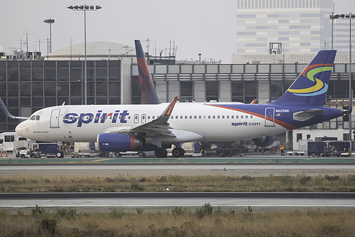 Spirit Airlines Airbus A320-200 N625NK at Los Angeles International Airport (KLAX/LAX)