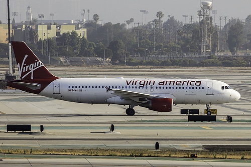 Virgin America Airbus A320-200 N634VA at Los Angeles International Airport (KLAX/LAX)