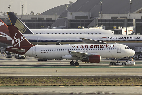 Virgin America Airbus A320-200 N639VA at Los Angeles International Airport (KLAX/LAX)